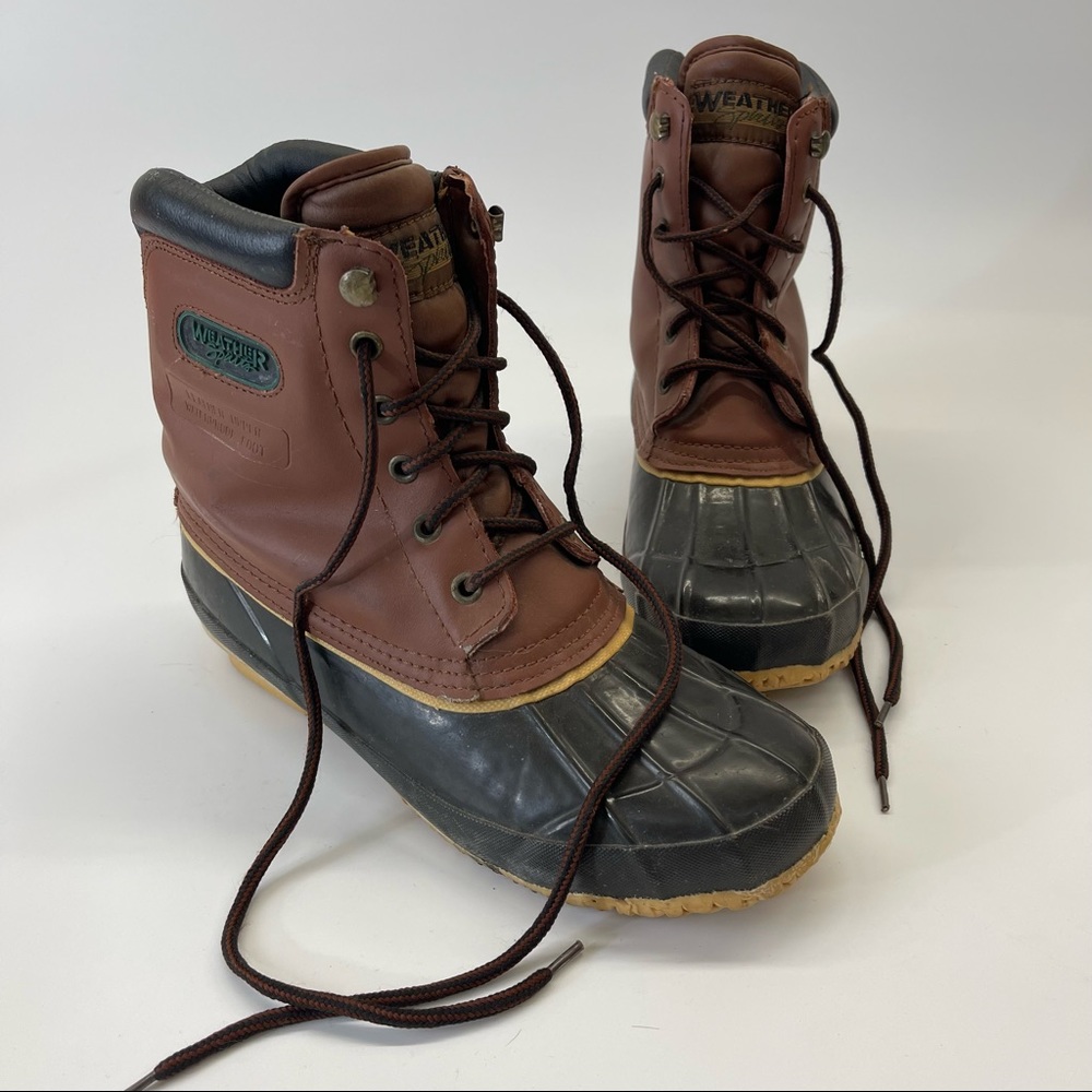 Weather Spirits Waterproof Leather Fur Insole Duck Boots